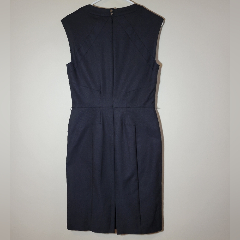 New WHBM Black Sheath Dress  SZ 8 - Picture 4 of 10